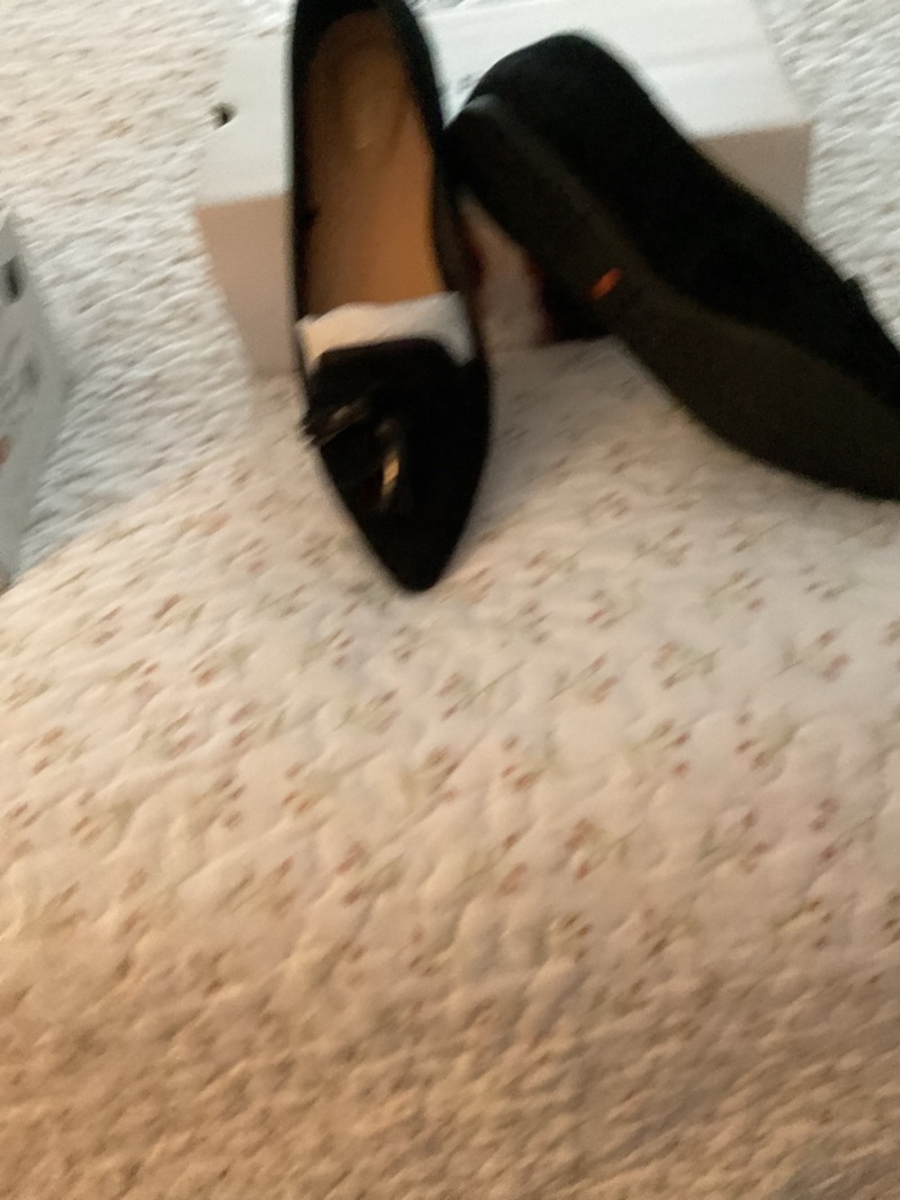 Hush puppies Black Women's Pointed Toe Slip-On Flats - Elegant Everyday Loafers